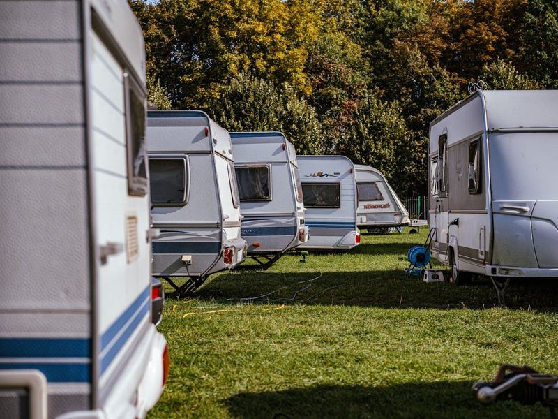 Towing a touring caravan